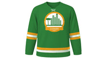 Load image into Gallery viewer, Lusaka Original Hockey Jersey in Savanna Green, front view – custom name and number