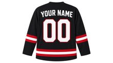 Load image into Gallery viewer, Las Vegas Original Hockey Jersey in Black, back view with your name and number