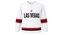 Load image into Gallery viewer, Las Vegas Original Hockey Jersey in White, front view – custom name and number