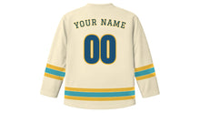 Load image into Gallery viewer, Macau Original Hockey Jersey in Colonial Cream, back view with your name and number
