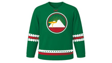 Load image into Gallery viewer, Madaraka Day Original Hockey Jersey in Green, front view – custom name and number