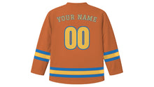 Load image into Gallery viewer, Malaga Original Hockey Jersey in Alcazaba Terracotta, back view with your name and number