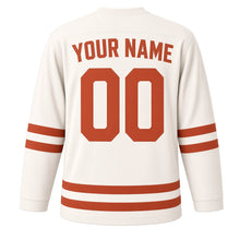 Load image into Gallery viewer, Marrakech Original Hockey Jersey in Cream, back view with your name and number
