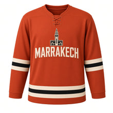Load image into Gallery viewer, Marrakech Original Hockey Jersey in Terracotta, front view – custom name and number