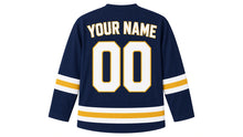 Load image into Gallery viewer, Melbourne Original Hockey Jersey in Navy, back view with your name and number