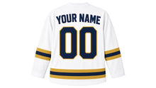 Load image into Gallery viewer, Melbourne Original Hockey Jersey in White, back view with your name and number