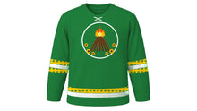 Load image into Gallery viewer, Meskel Original Hockey Jersey in Green, front view – custom name and number