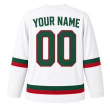 Load image into Gallery viewer, Mexico City Original Hockey Jersey in White, back view with your name and number
