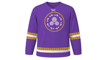 Load image into Gallery viewer, Michaelmas Original Hockey Jersey in Aster Purple, front view – custom name and number