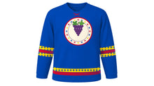 Load image into Gallery viewer, Moldovan Independence Day Original Hockey Jersey in Blue, front view – custom name and number