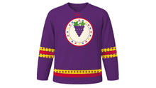 Load image into Gallery viewer, Moldovan Independence Day Original Hockey Jersey in Grape Purple, front view – custom name and number