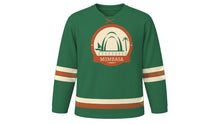 Load image into Gallery viewer, Mombasa Original Hockey Jersey in Mangrove Green, front view – custom name and number