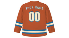 Load image into Gallery viewer, Mombasa Original Hockey Jersey in Old Town Terracotta, back view with your name and number