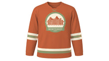 Load image into Gallery viewer, Monterrey Original Hockey Jersey in Terracotta, front view – custom name and number