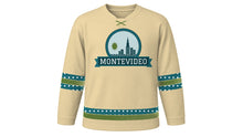 Load image into Gallery viewer, Montevideo Original Hockey Jersey in Rambla Sand, front view – custom name and number