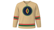 Load image into Gallery viewer, Moroccan Independence Day Original Hockey Jersey in Sand, front view – custom name and number
