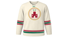 Load image into Gallery viewer, Moros y Cristianos Original Hockey Jersey in Ivory, front view – custom name and number