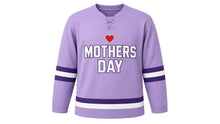 Load image into Gallery viewer, Mother's Day Original Hockey Jersey in Lavender, front view – custom name and number