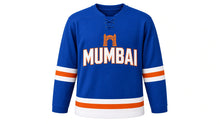 Load image into Gallery viewer, Mumbai Original Hockey Jersey in Blue, front view – custom name and number