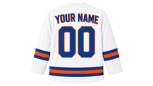 Load image into Gallery viewer, Mumbai Original Hockey Jersey in White, back view with your name and number