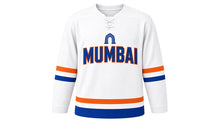 Load image into Gallery viewer, Mumbai Original Hockey Jersey in White, front view – custom name and number