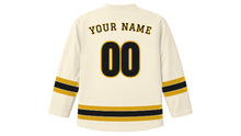 Load image into Gallery viewer, Munich Original Hockey Jersey in Cream, back view with your name and number