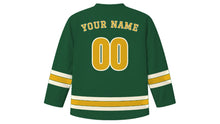 Load image into Gallery viewer, Munich Original Hockey Jersey in Forest Green, back view with your name and number