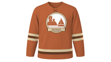 Load image into Gallery viewer, Muscat Original Hockey Jersey in Fort Terracotta, front view – custom name and number