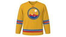 Load image into Gallery viewer, Naadam Original Hockey Jersey in Gold, front view – custom name and number