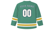 Load image into Gallery viewer, Nagoya Original Hockey Jersey in Copper Green, back view with your name and number