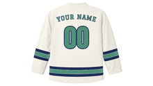 Load image into Gallery viewer, Nagoya Original Hockey Jersey in Plaster White, back view with your name and number
