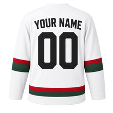 Load image into Gallery viewer, Nairobi Original Hockey Jersey in White, back view with your name and number