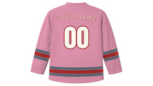 Load image into Gallery viewer, Nanjing Original Hockey Jersey in Plum Blossom Pink, back view with your name and number