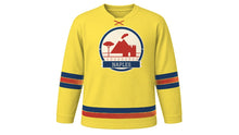 Load image into Gallery viewer, Naples Original Hockey Jersey in Amalfi Lemon, front view – custom name and number