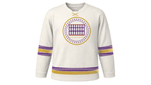Load image into Gallery viewer, Natale di Roma Original Hockey Jersey in Marble White, front view – custom name and number