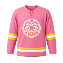 Load image into Gallery viewer, Navratri Original Hockey Jersey in Pink, front view – custom name and number