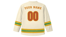 Load image into Gallery viewer, Nuakhai Original Hockey Jersey in Cream, back view with your name and number