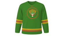 Load image into Gallery viewer, Nuakhai Original Hockey Jersey in Paddy Green, front view – custom name and number