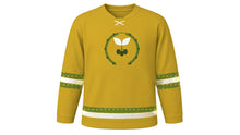 Load image into Gallery viewer, Ohi Day Original Hockey Jersey in Laurel Gold, front view – custom name and number