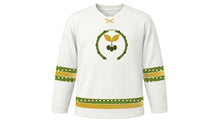 Load image into Gallery viewer, Ohi Day Original Hockey Jersey in Marble White, front view – custom name and number
