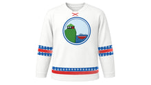 Load image into Gallery viewer, Ólavsøka Original Hockey Jersey in White, front view – custom name and number