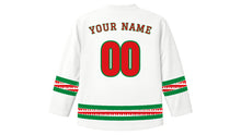 Load image into Gallery viewer, Oman National Day Original Hockey Jersey in White, back view with your name and number
