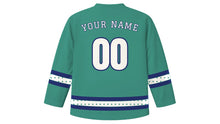 Load image into Gallery viewer, Osaka Original Hockey Jersey in Castle Green, back view with your name and number