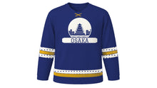 Load image into Gallery viewer, Osaka Original Hockey Jersey in Indigo, front view – custom name and number