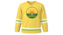 Load image into Gallery viewer, Ostara Original Hockey Jersey in Daffodil Yellow, front view – custom name and number
