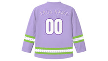 Load image into Gallery viewer, Ostara Original Hockey Jersey in Lavender, back view with your name and number