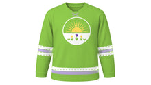 Load image into Gallery viewer, Ostara Original Hockey Jersey in Spring Green, front view – custom name and number