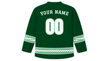 Load image into Gallery viewer, Pakistan Independence Day Original Hockey Jersey in Pakistan Green, back view with your name and number