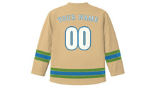 Load image into Gallery viewer, Palermo Original Hockey Jersey in Norman Sandstone, back view with your name and number