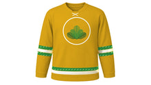 Load image into Gallery viewer, Palm Sunday Original Hockey Jersey in Gold, front view – custom name and number